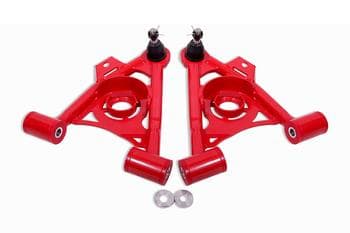 A-arms, lower, spring pocket, non-adjustable, poly, std ball joint