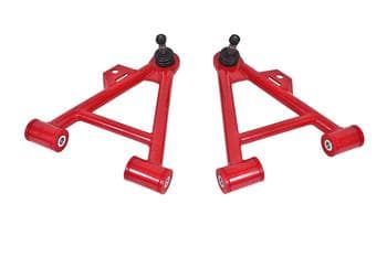 A-arms, lower, coilover, non-adjustable, poly, tall ball joint