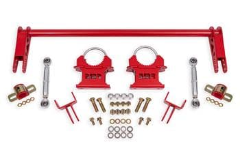 Anti-roll bar kit, rear, weld-on, hollow 1.25", w/ tailpipes