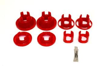 Bushing kit, rear cradle, polyurethane, inserts only, street version