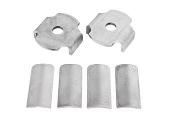 Bushing kit, rear cradle, steel inserts only