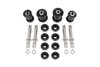 Bushing kit, front upper and lower control arms, delrin