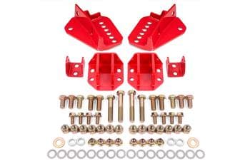 Coilover conversion kit, rear, adjust shock mt, w/o CAB