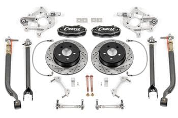 15" Conversion Kit by Carlyle Racing, Black Calipers, Non-Redeye