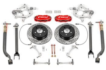 15" Conversion Kit by Carlyle Racing, Red Calipers, Redeye