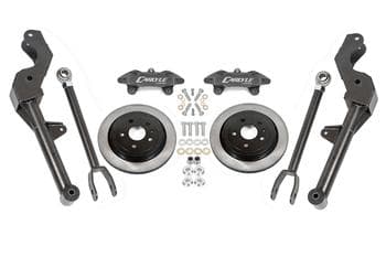 15" Conversion Kit by Carlyle Racing, Solid Rotors, Black Calipers