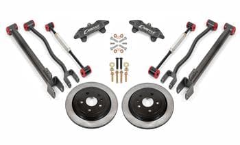 15" Conversion Kit by Carlyle Racing, Solid Rotors, Black Calipers