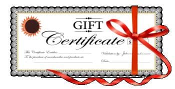 Gift Certificate, Five Hundred Dollars