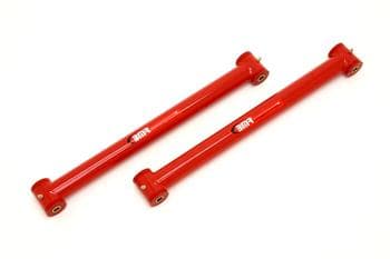 Lower control arms, chrome moly, non-adjustable, polyurethane bushings