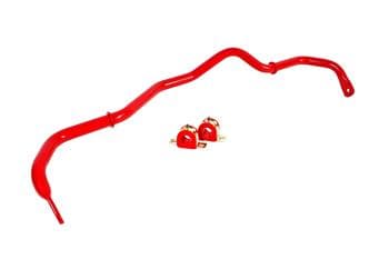 Sway bar kit with bushings, Front, hollow, non-adjustable