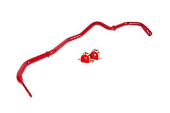 Sway bar kit with bushings, Front, hollow, adjustable