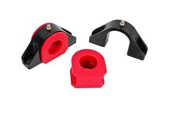 Sway bar mount, billet alum mount, 1.25" poly bushings