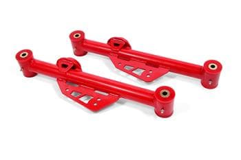 Lower control arms, DOM, non-adjustable, polyurethane bushings