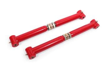 Lower control arms, DOM, on-car adjustable, polyurethane bushings