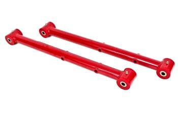 Lower control arms, DOM, non-adjustable, poly bushings